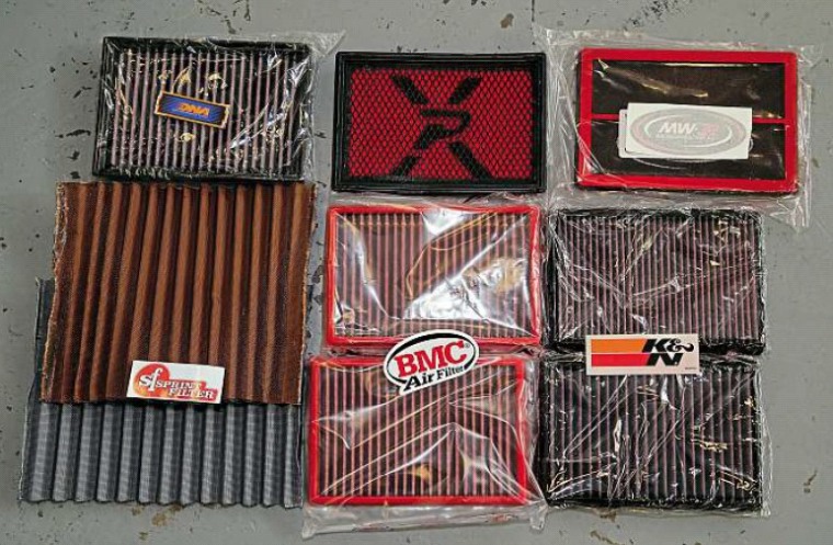 Motorcycle Air Filter Test, Aftermarket Shootout